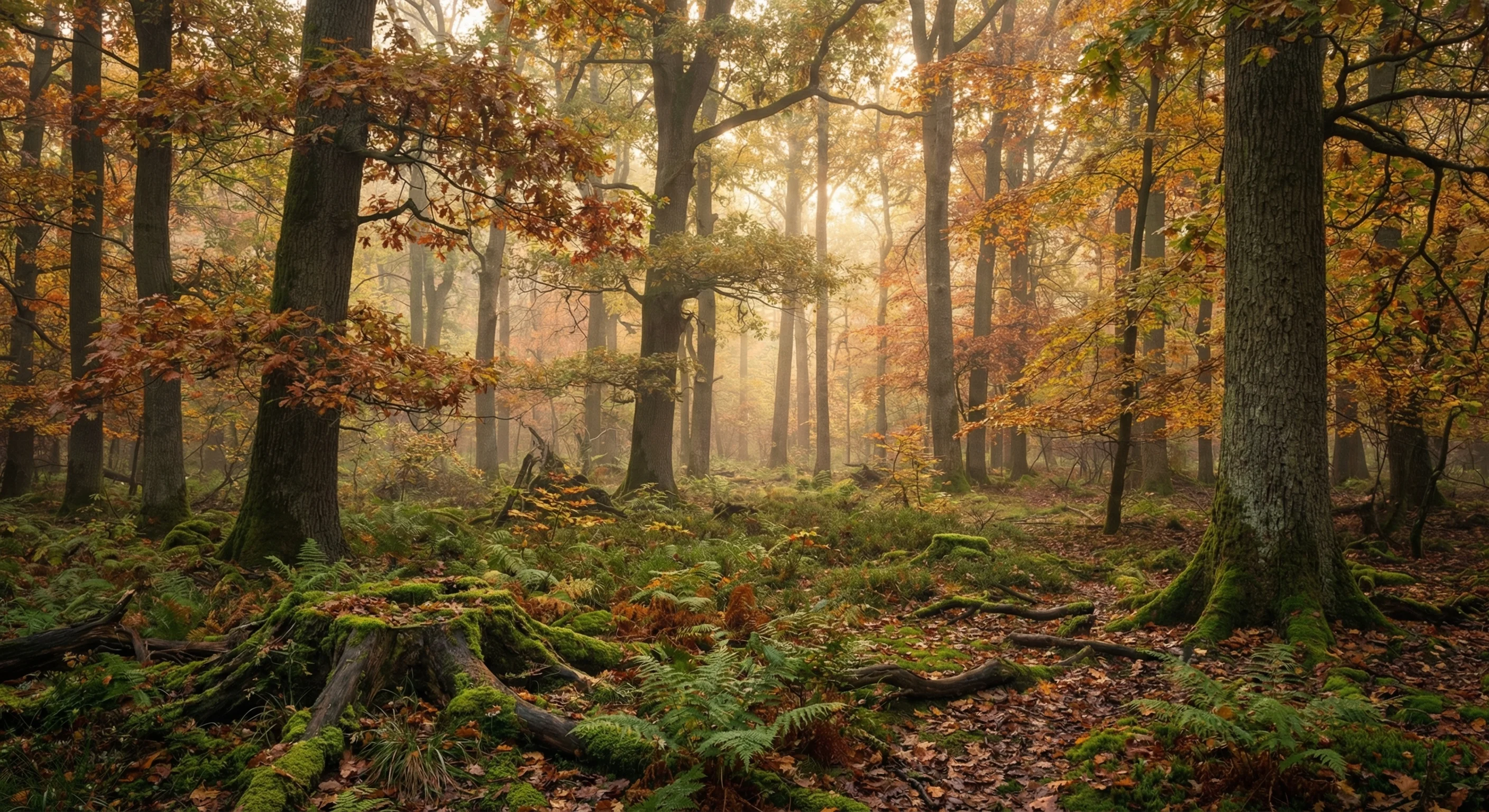Waldlandschaft als typischer Dachslebensraum